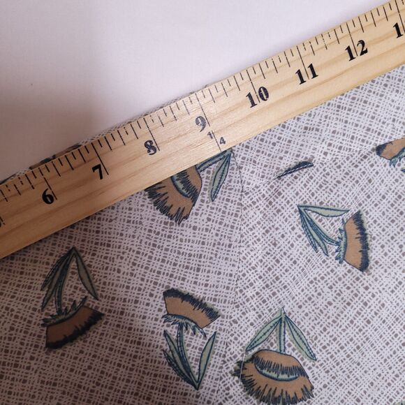 Patagonia Shirt Mens Large Floral Go To Sienna Clay Button Down Organic Cotton - Picture 8 of 11